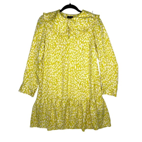 WHO WHAT WEAR CITRUS LEOPARD TIERED DRESS WOMENS Small‎ - Picture 1 of 9